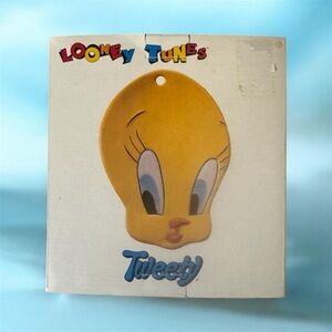 Vintage 1993 Rare Tweety Bird Hot Plate Spoon Rest Looney Tunes Collectible